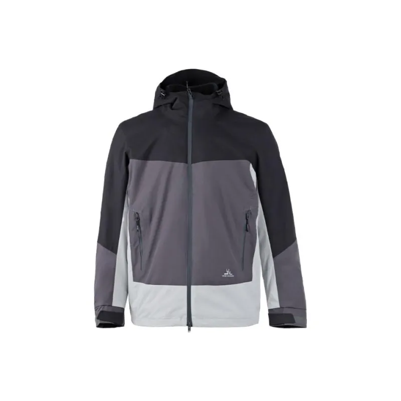 MOBI GARDEN Warm Windbreaker Jacket Men's Silent Gray-0