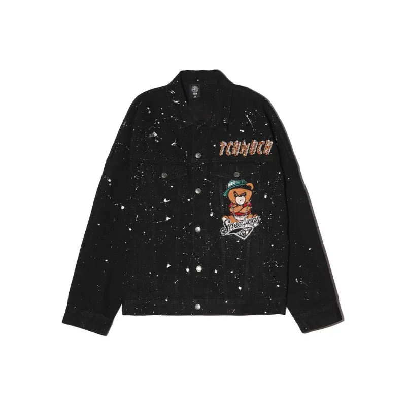 TCH Denim Jackets Men Black-0