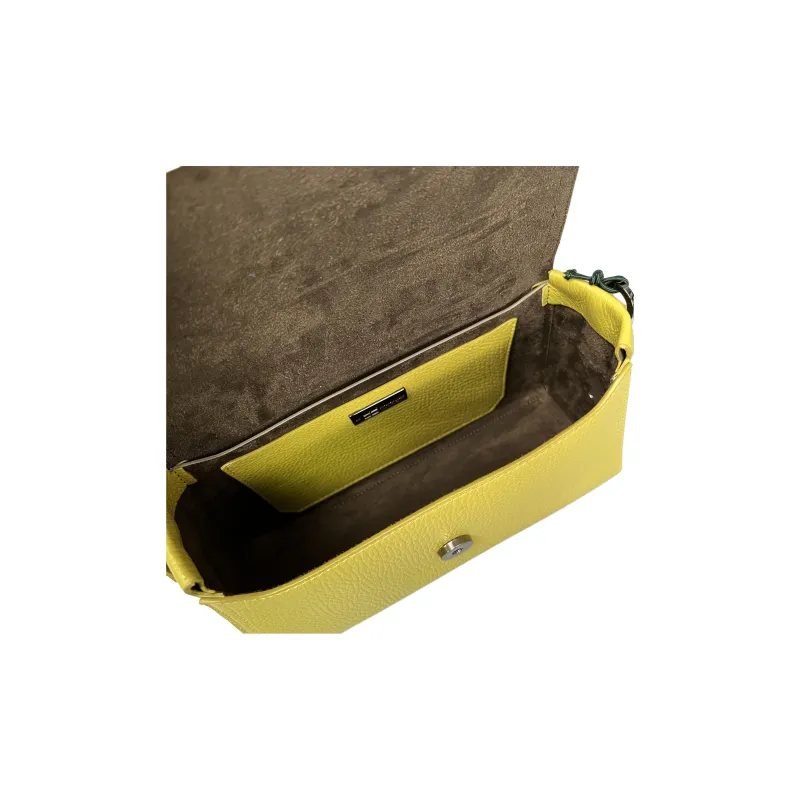 BPRIME Trendy One Shoulder Handbag Women's Yellow-4