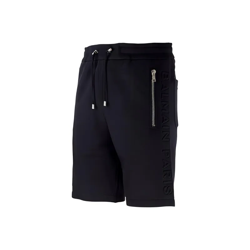 BALMAIN Casual Shorts Men Black-2