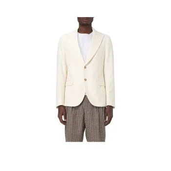 MANUEL RITZ Business Suit Men's Ecru