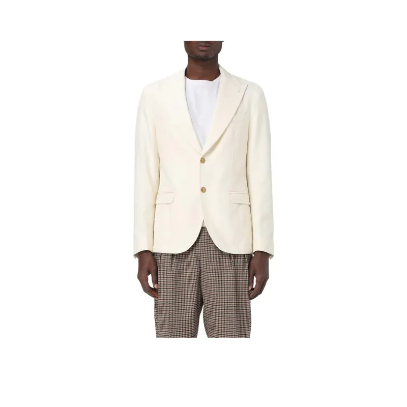 MANUEL RITZ Business Suit Men's Ecru-0
