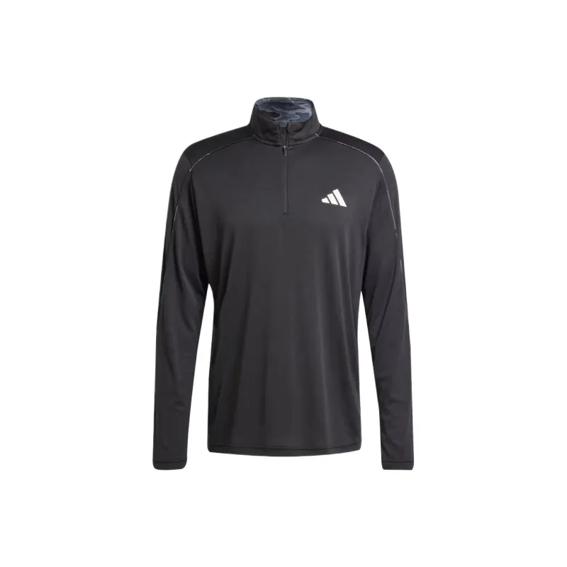 Adidas Free Shipping With AdiClub Train Essentials Camo 1/4 Zip Tee-0