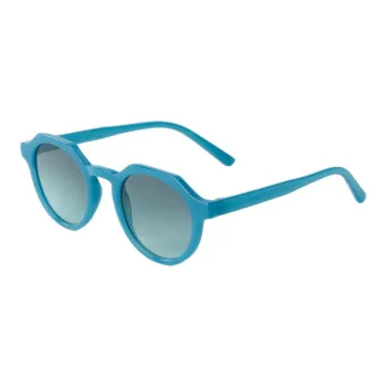 ZARA Plastic PCTG, Acrylic Round Sunglasses Kids' Blue