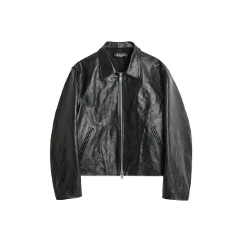OUR LEGACY Mini Leather Zipped Jacket