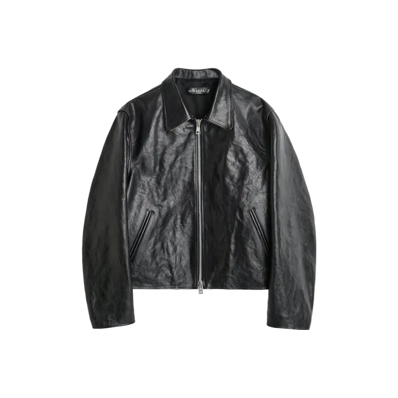 OUR LEGACY Mini Leather Zipped Jacket-0