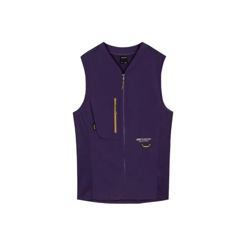 Anta Outdoor Collection Vest Unisex Crimson Purple-0