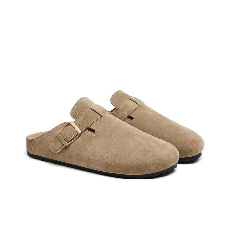 VANSSI Abrasion Resistant Slip Resistant Slip on Lazy Birkenstock Shoes, Closed Toe Slippers Outerwear Unisex-3