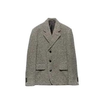 PRADA Single-breasted Wool Jacket