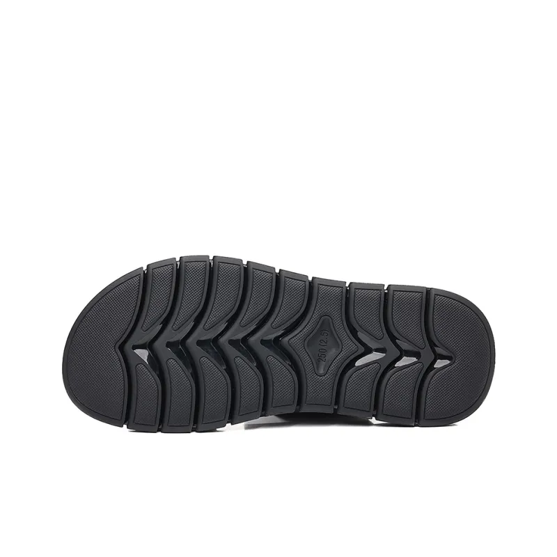 PT'SON Beach Sandals Men's Black-4