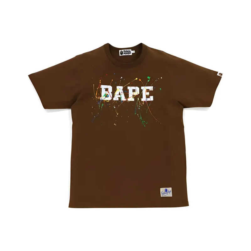 A BATHING APE Paint Splatter Tee-1