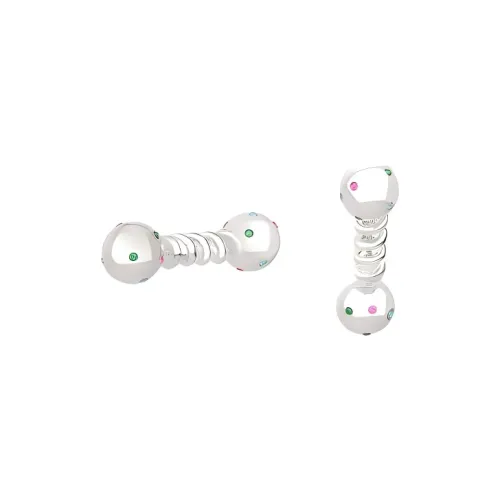 Oups! Time Film Collection S925 Silver Luxury Elegance, Hoop Earrings, Box Women's
