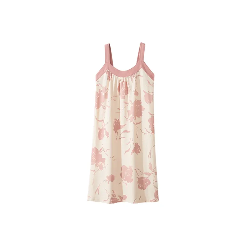 H YXIANG Nightgown Women's Misty Pink-0
