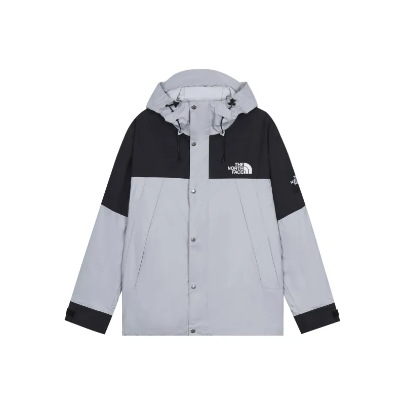 THE NORTH FACE Windproof Windbreaker Jacket Unisex Gray-0