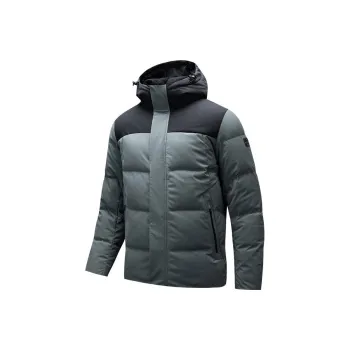 CHAOJIANTA Down Jacket Men's Dark Gray/Basic Black
