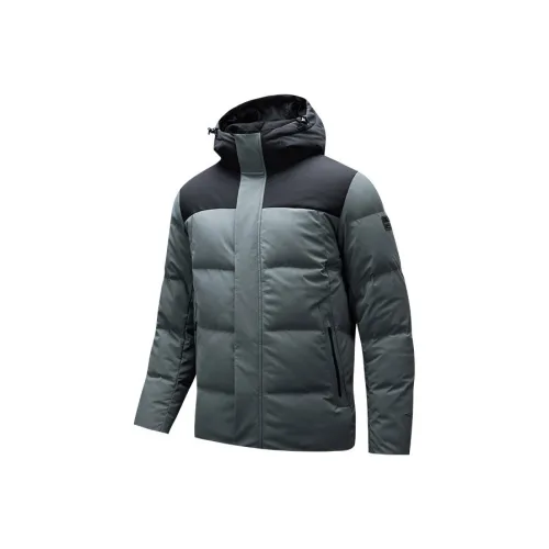 CHAOJIANTA Down Jacket Men's Dark Gray/Basic Black