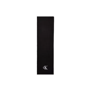 CALVIN KLEIN Acrylic Knit Scarves Women's Black