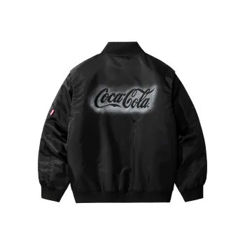 Coca Cola Jackets Coats Unisex Black