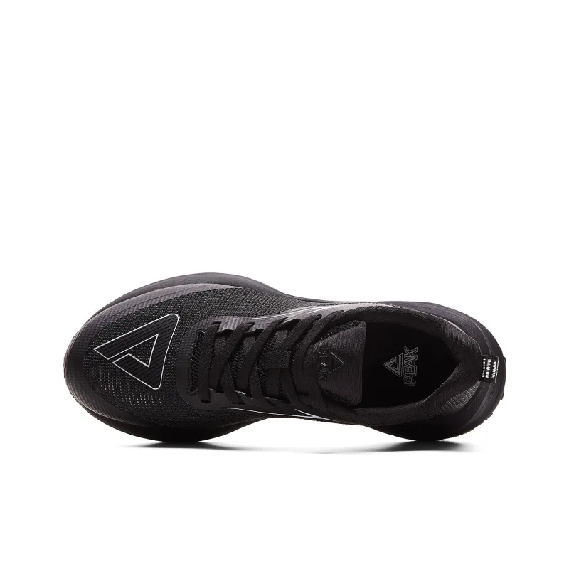 PEAK Aero Wind 2.0 Low Top Casual Running Shoes Women's All Black-3