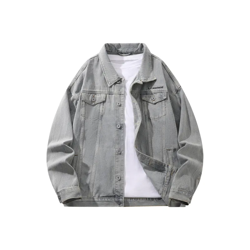 LA'T.WEEKEND Fall Denim Jackets Unisex-18