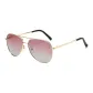 Gold Frame with Gray-Pink Lens C3