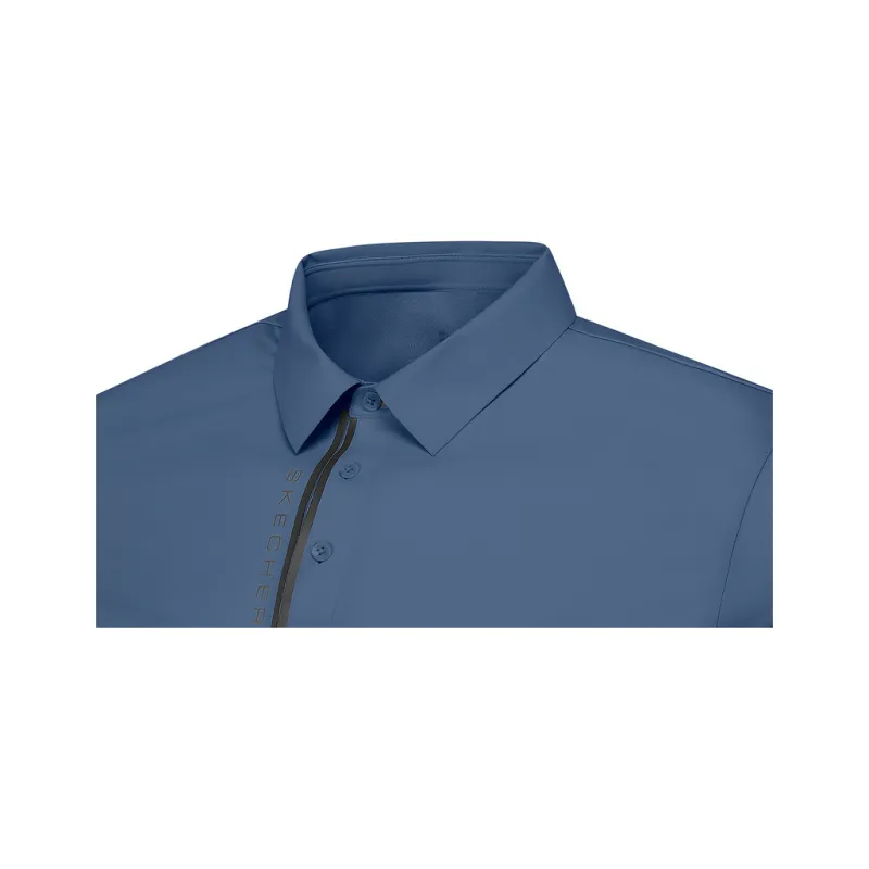 Skechers Comfort Sports Series Polo Shirt Men's Dark Blue Black 04W6-3