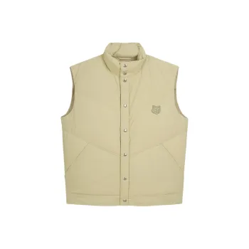 Maison Kitsune Bold Fox Head Quilted Padded Gilet