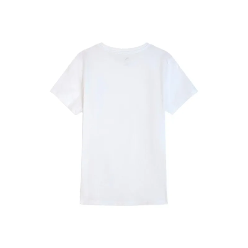 PUMA Drop Shoulder Sleeve T Shirt Women's White-1