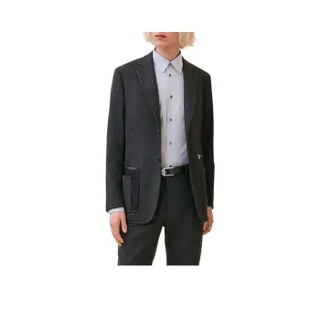 HERMES FW24 Business Suit Coat Men's Anthracite