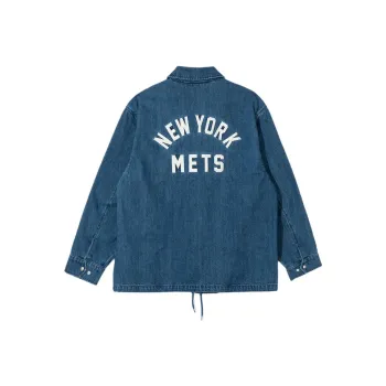 New Era Denim Jackets Men Blue