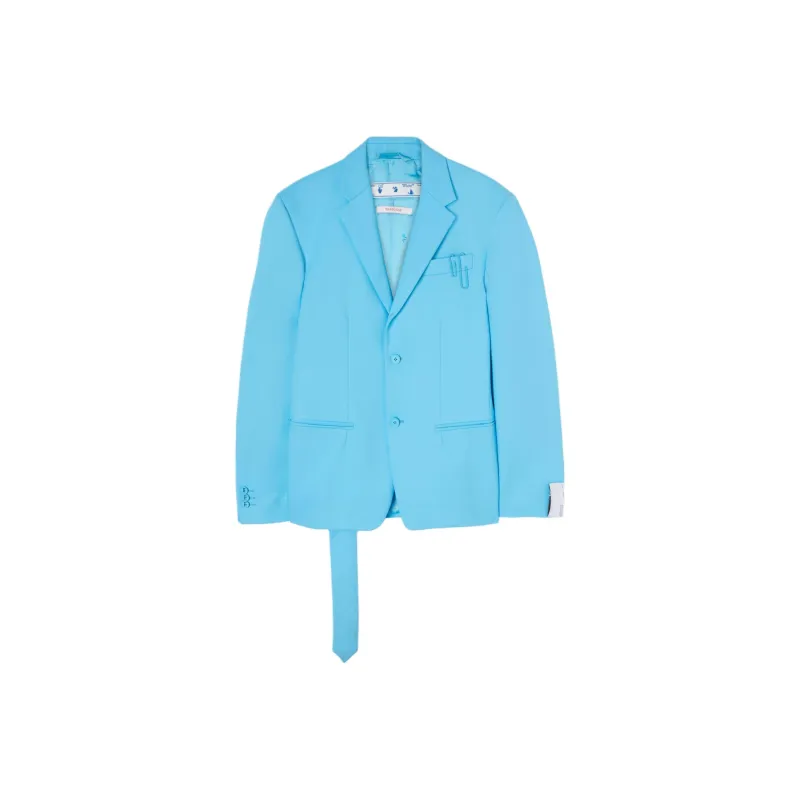 OFF WHITE Business Suit Loose Fit Men's Sky Blue-0