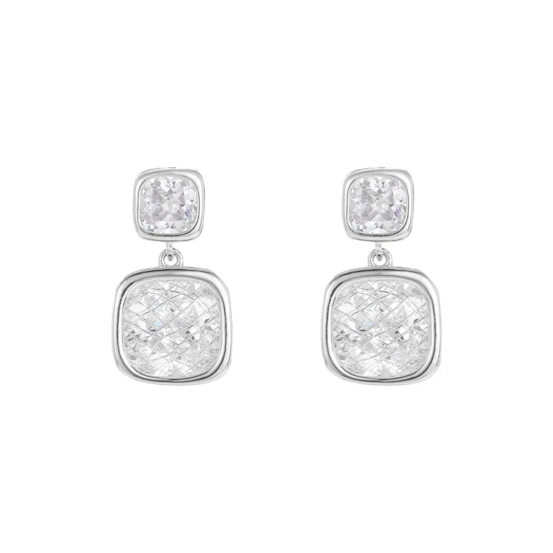 BING STUDIO 925 Sterling Silver Needle Stud Earrings Women's-3