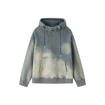 SPRAYGROUND Denim Hoodie Unisex Denim Blue