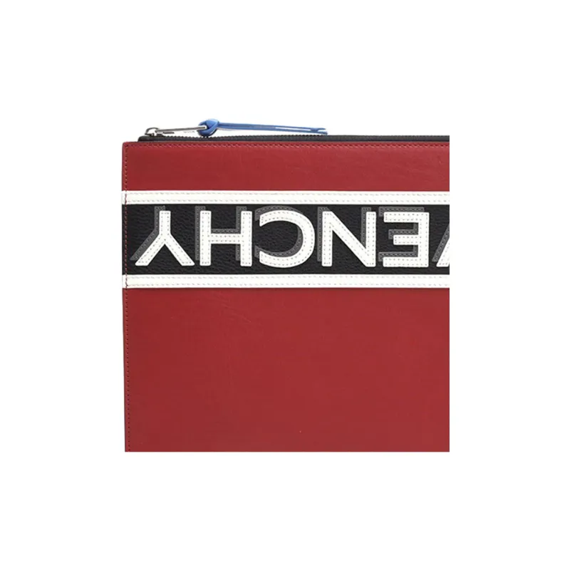Givenchy Calfskin Clutch Women's Red-2