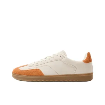 ZARA Low Top Skateboard Shoes Men's Beige