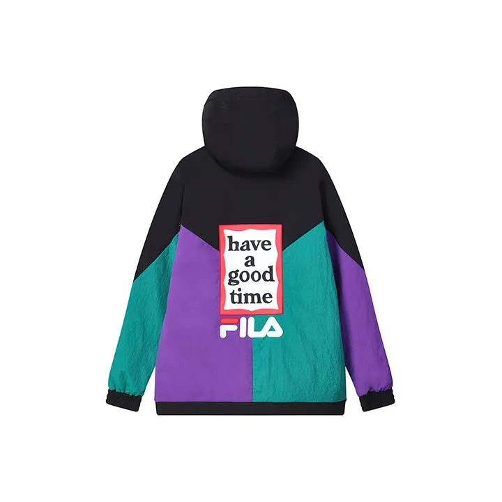 FILA Have A Good Time Collection Puffer Jackets Unisex Jet Black-0