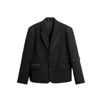 ZARA Business Suits Men Black