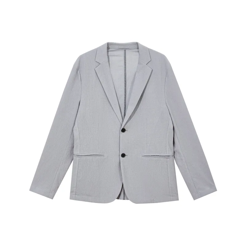 JACK JONES· Business Suit Coat Top Men's Gray-0