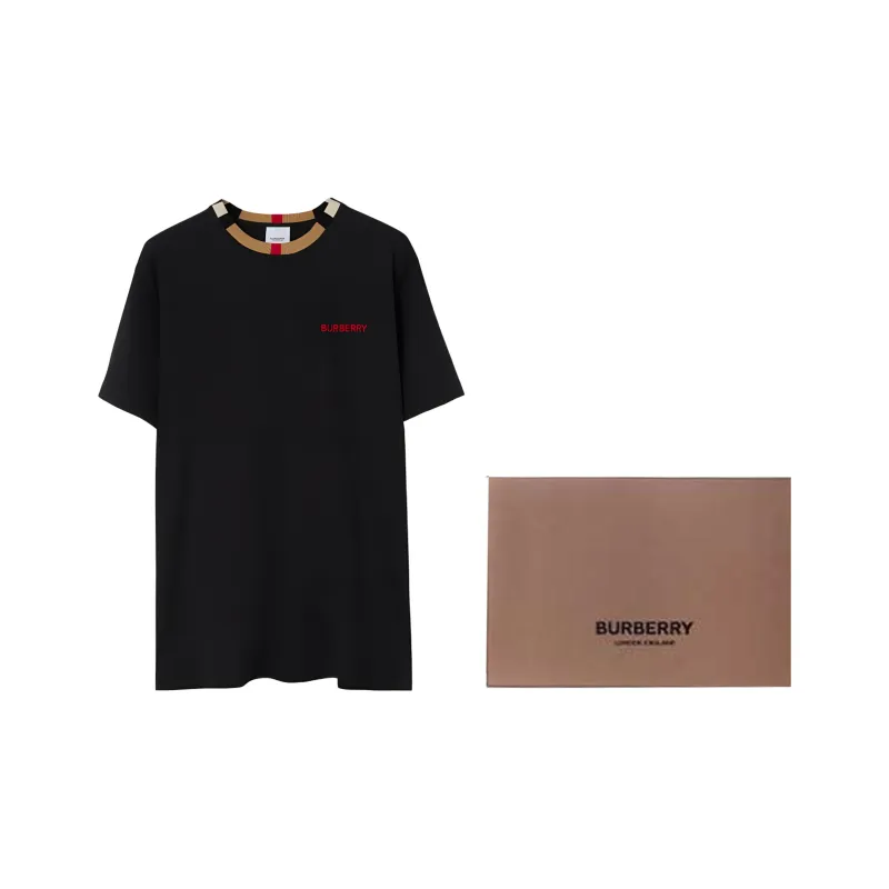 Burberry T Shirts Men Black-8