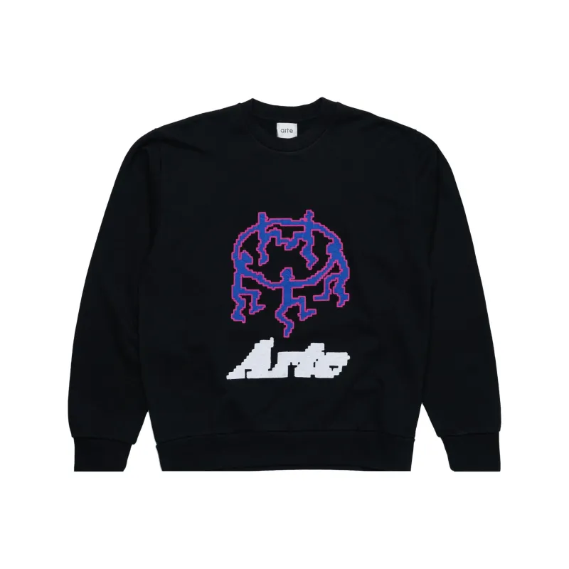 ARTE ANTWERP Sweatshirt Unisex Black-0