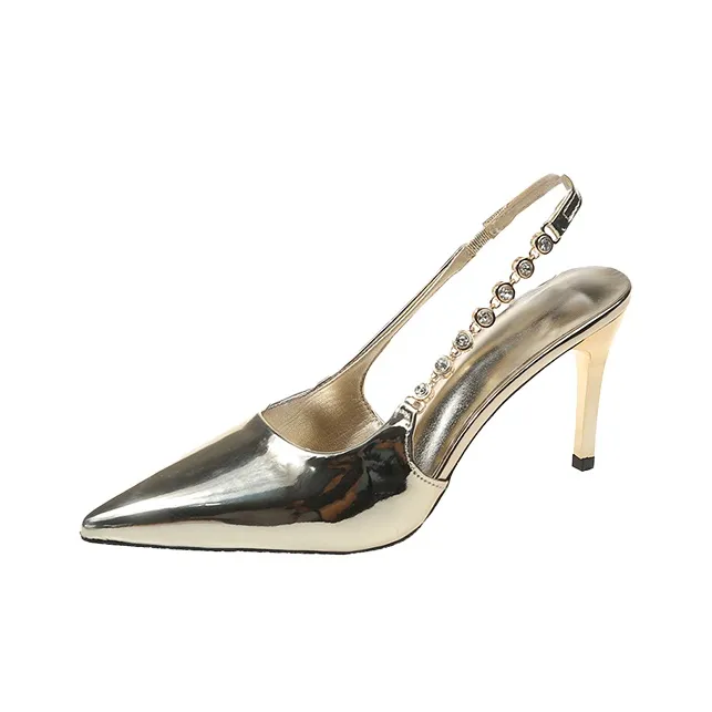 CZRSK Slim Heel High Heels Women's-4