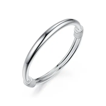 Silver Arashi 999 Fine Silver Sterling Silver Bracelets Women's