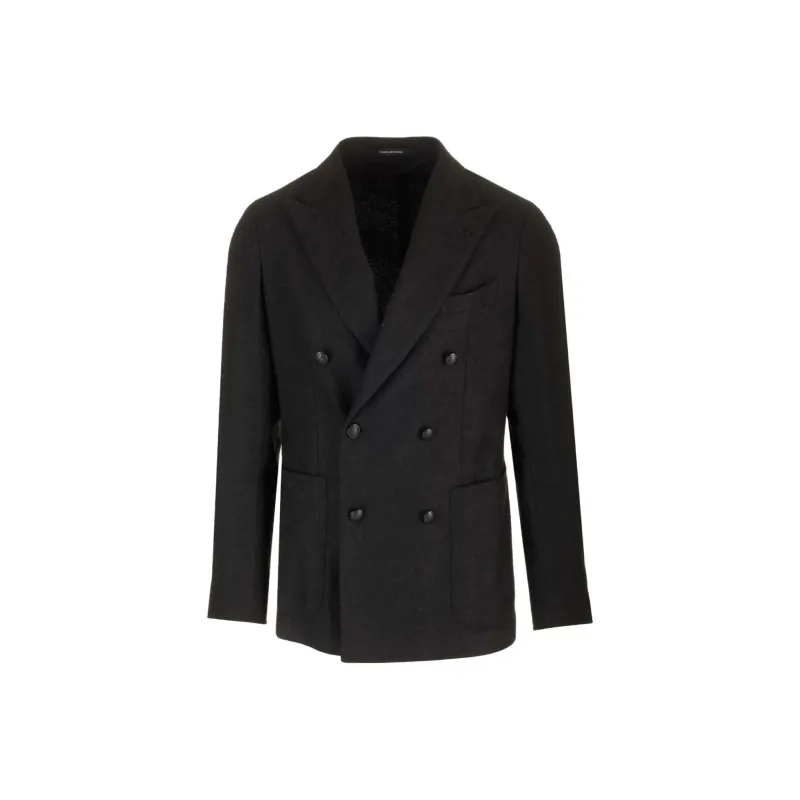 Tagliatore Montecarlo Double Breasted Tailored Blazer-0