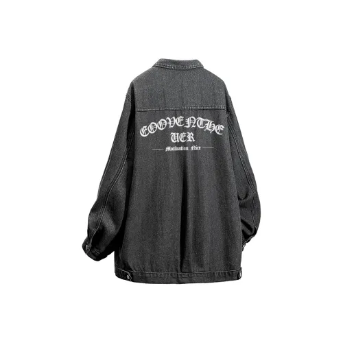EOOVEN Denim Jackets Unisex