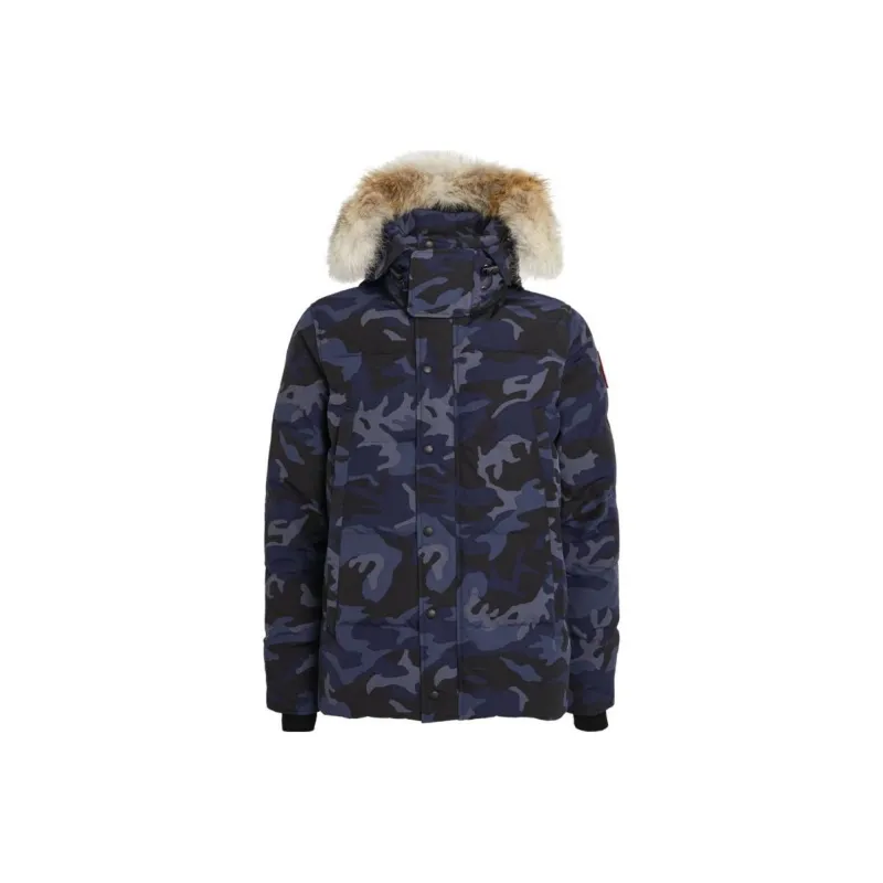 Canada Goose Down Jacket Men's Dark Blue-0