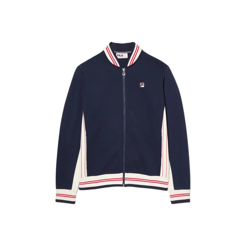 FILA Logo-patch Zipped Sweatshirt-0