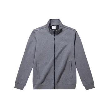 QIAODAN Jackets Men Dark Heather Gray