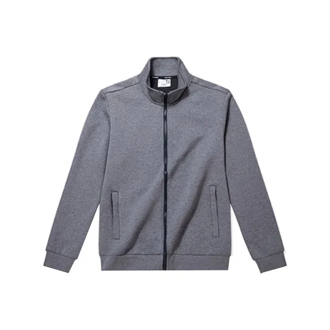 QIAODAN Jackets Men Dark Heather Gray-0
