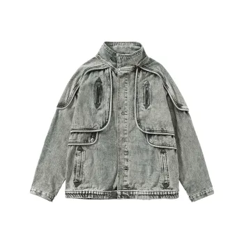 SANTASTIC Denim Jacket Men's Vintage Blue
