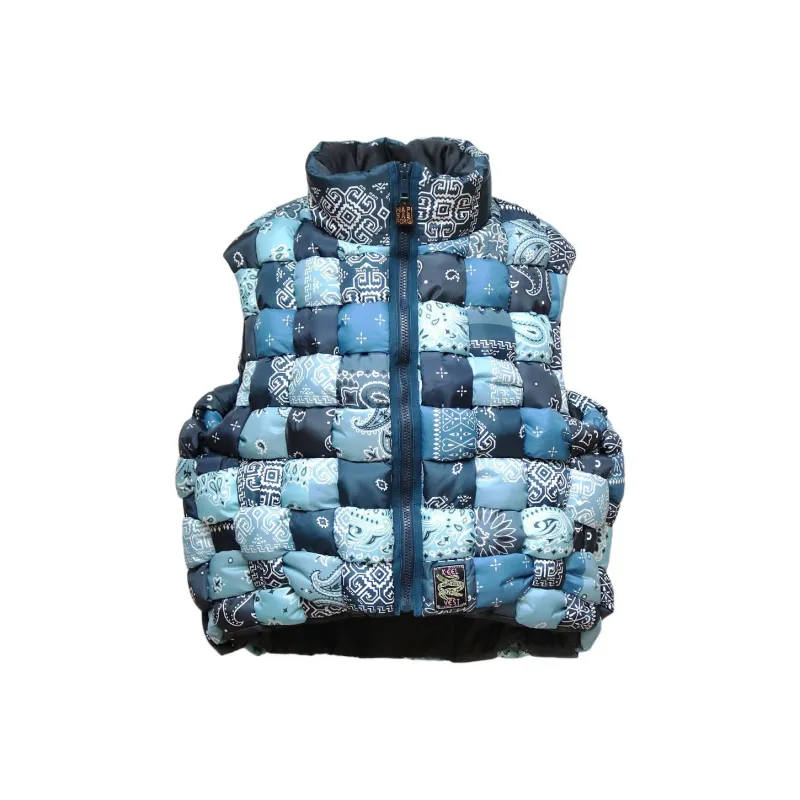 Kapital Bandana Print Nylon Keel Weaving Vest-1